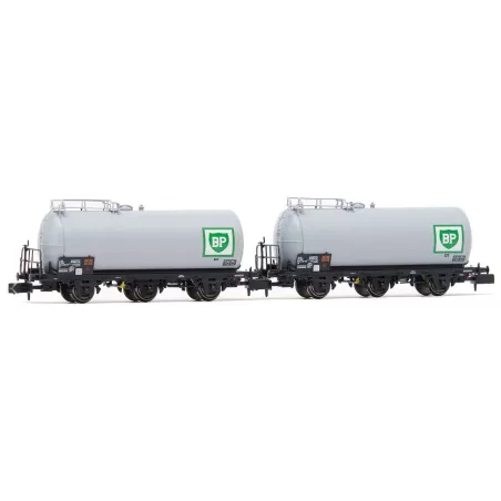 Coffret 2 Wagons Citernes 3 Essieux « BP » - HN6608