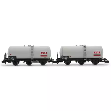 Set de 2 Wagons Citernes type Uh « Avia » - HN6676