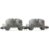 Set 2 Wagons Silos à Ciment CFF (2 essieux) - HN6427