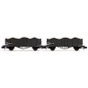Set 2 Wagons Tombereaux SNCF type Tow (Charbon) - HN6491