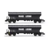 Set 2 Wagons Trémies à Bogies « France Luzerne » - HN6619