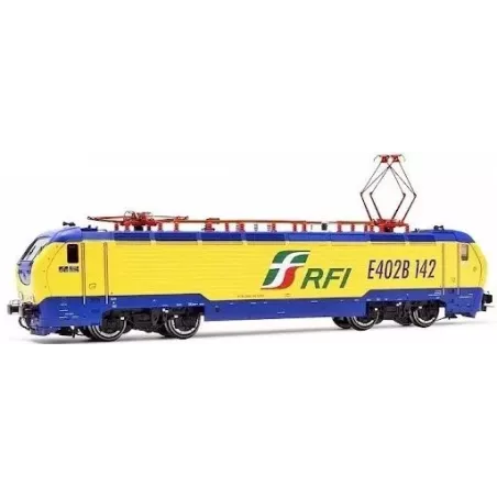 Locomotive électrique FS/RFI E402B 142 (Jaune/Bleue) - HR2905S