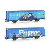 Wagon Parois Coulissantes CFF Hbbillns « Graffiti 1 » - H45103