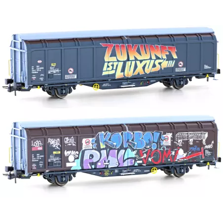 Wagon Parois Coulissantes CFF Hbbillns « Graffiti 2 » - H45104