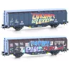Wagon Parois Coulissantes CFF Hbbillns « Graffiti 2 » - H45104