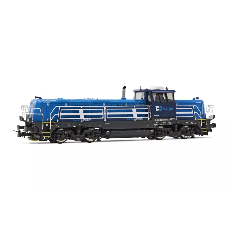 Locomotive ČD Cargo EffiShunter 1000 - Bleu Clair/Foncé | HR2899