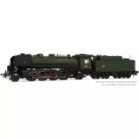 Locomotive Vapeur SNCF 141 R 1155 Verte Arnold HN2483 - Échelle N | H66