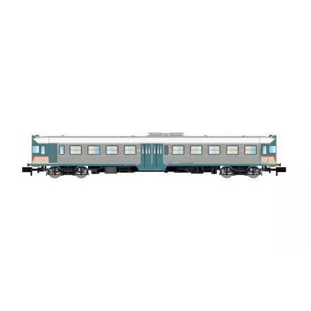 Autorail Diesel FS ALn 668 1207 Inox DCC SOUND Arnold HN2570S - Échelle N | H66