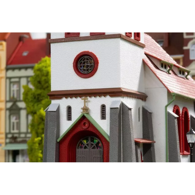 Auhagen 11370 Église de Ville - Bâtiment à Construire pour Modélisme HO | H66