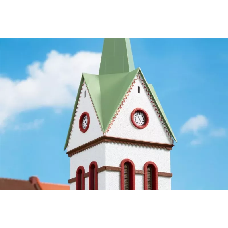 Auhagen 11370 Église de Ville - Bâtiment à Construire pour Modélisme HO | H66