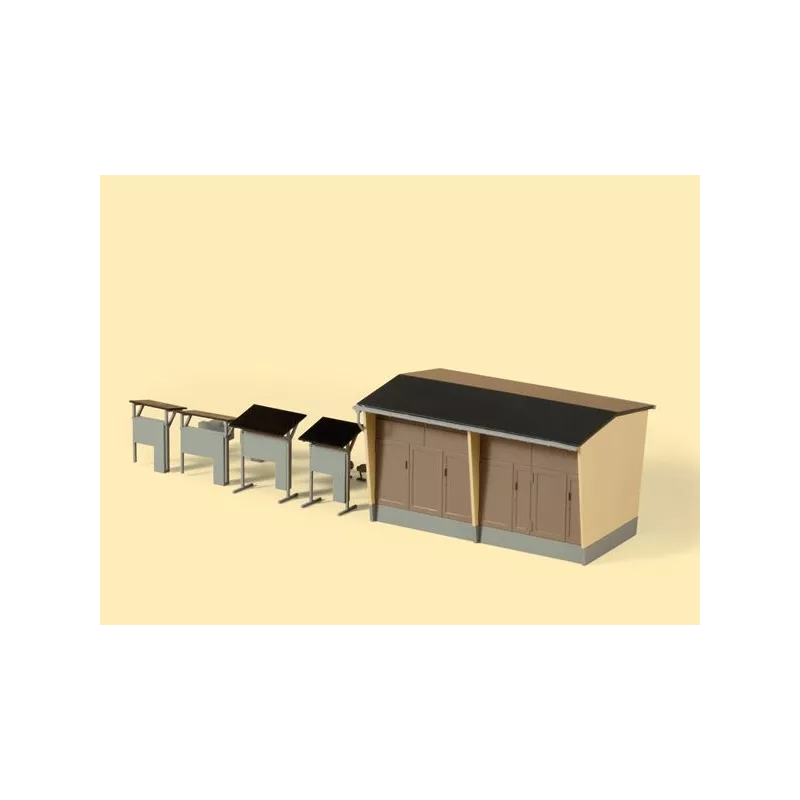 Auhagen 11427 Sous-station Électrique avec Accessoires - Kit Bâtiment HO | H66