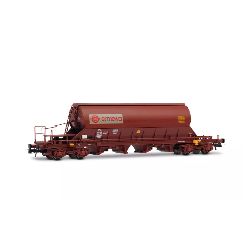 Jouef HJ6228 Coffret 2 Wagons-Trémies Taoos Ermewa/Chemoil Marron - Échelle HO | H66