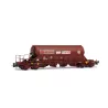 Jouef HJ6228 Coffret 2 Wagons-Trémies Taoos Ermewa/Chemoil Marron - Échelle HO | H66