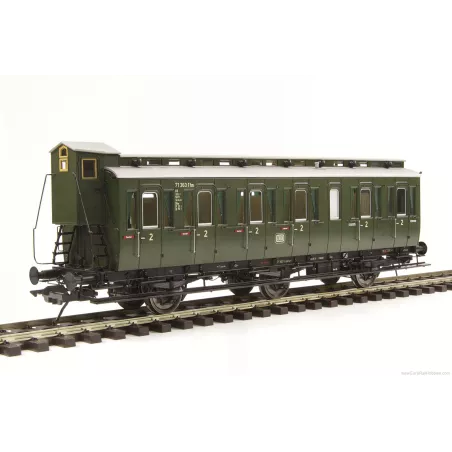 Lenz 41162-01 Voiture d'Omnibus Prussienne C3 avec Guérite - Échelle O | H66