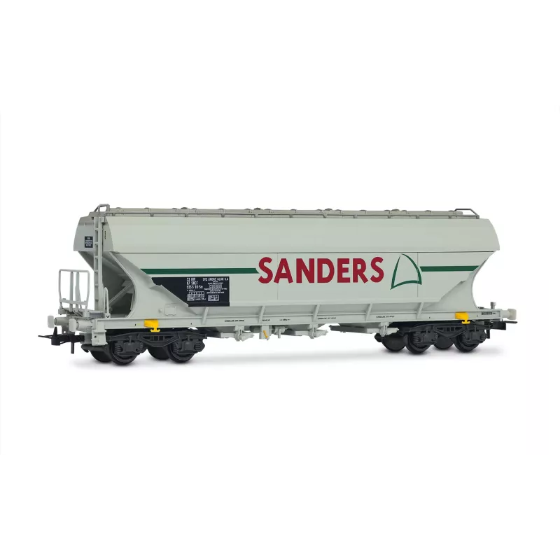 Jouef HJ6312 Coffret 2 Wagons Trémies Céréaliers SANDERS Gris - Échelle HO | H66