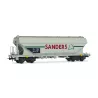 Jouef HJ6312 Coffret 2 Wagons Trémies Céréaliers SANDERS Gris - Échelle HO | H66