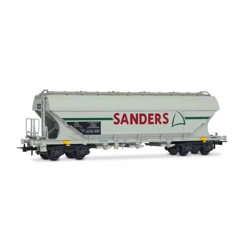 Jouef HJ6312 Coffret 2 Wagons Trémies Céréaliers SANDERS Gris - Échelle HO | H66