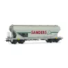 Jouef HJ6312 Coffret 2 Wagons Trémies Céréaliers SANDERS Gris - Échelle HO | H66