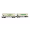 Jouef HJ6313 Coffret 2 Wagons-Trémies Transcéréales CAF Grains - Échelle HO | H66
