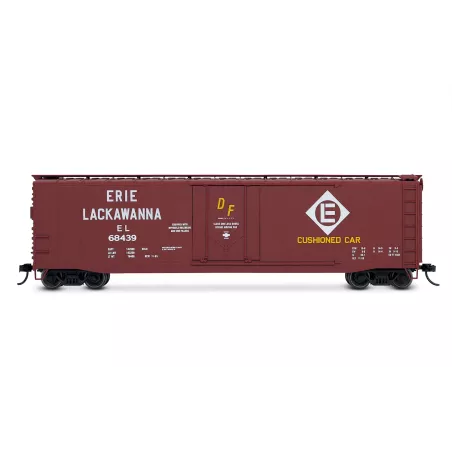 Rivarossi HR6664B Wagon Couvert "Plug Door" Erie Lackawanna N°68439 - Échelle HO | H66