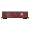 Rivarossi HR6664B Wagon Couvert "Plug Door" Erie Lackawanna N°68439 - Échelle HO | H66