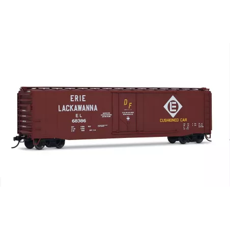 Rivarossi HR6664D Wagon Couvert Boxcar Erie Lackawanna N°68386 - Échelle HO | H66