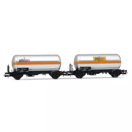 Rivarossi HR6621 Set 2 Wagons-Citernes Piaggio/Pibigas FS - Échelle HO | H66