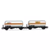 Rivarossi HR6621 Set 2 Wagons-Citernes Piaggio/Pibigas FS - Échelle HO | H66
