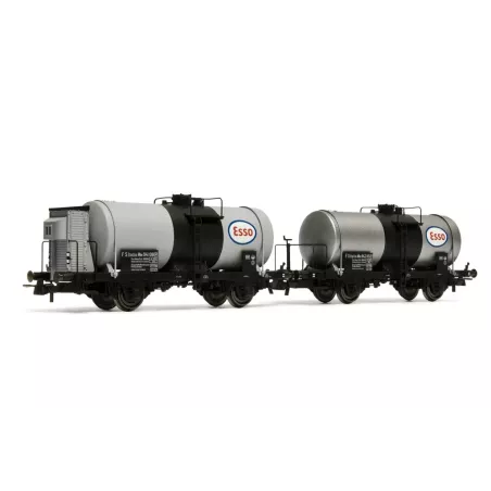 Rivarossi HR6491 Set 2 Wagons-Citernes à Gaz 27m³ ESSO FS - HO | H66