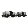 Rivarossi HR6491 Set 2 Wagons-Citernes à Gaz 27m³ ESSO FS - HO | H66