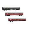 Arnold HN4423 Coffret 3 Voitures OSShD Type B Spree-Alpen-Express DR - Échelle N | H66