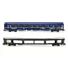 Set 1 Voiture T2 Railtour + 1 Fourgon DD 66 Nouille - HNS4382