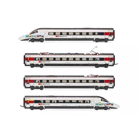 Set de 4 Éléments Rame SBB RABe 503 Astoro - Réf HN2567