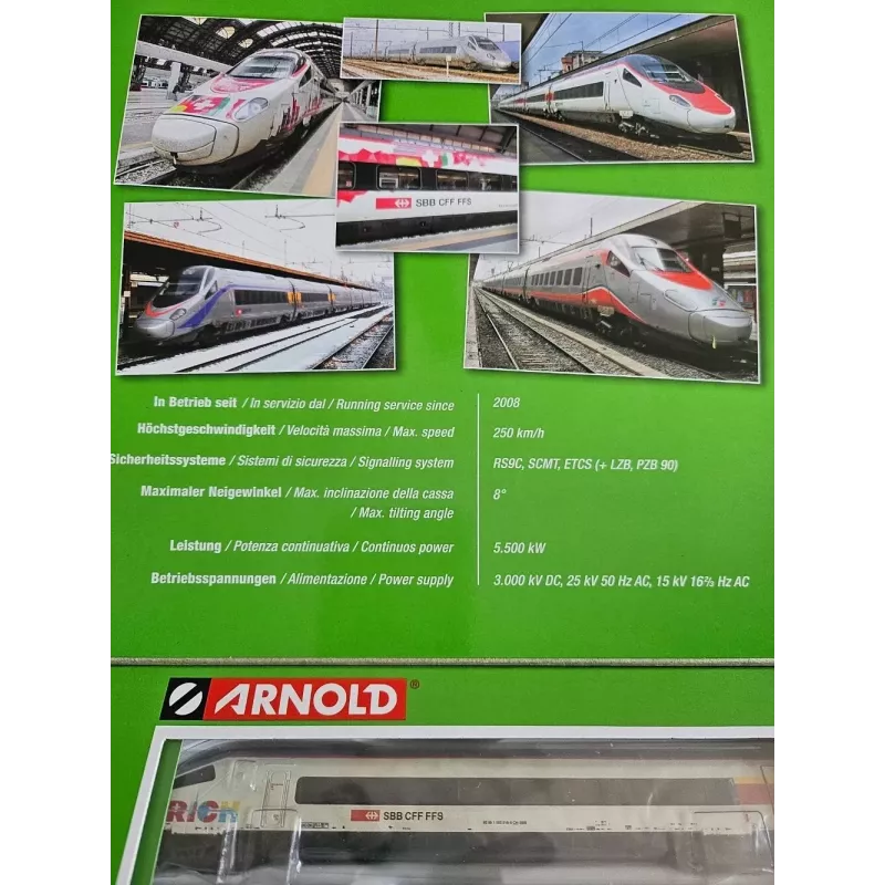 Set de 4 Éléments Rame SBB RABe 503 Astoro - Réf HN2567