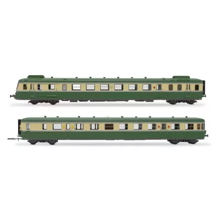 Autorail SNCF RGP II X 2719 + Remorque XRAB 7708 - HJ2429