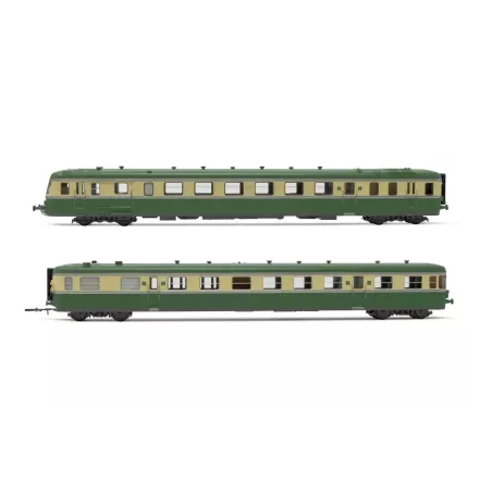 Autorail SNCF RGP II X 2717 + Remorque XR 7710 - HJ2418