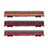 Coffret 3 Voitures EuroCity « Mozart » ÖBB - HN4391