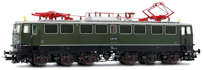 Rivarossi HR2941 H0 Locomotive électrique de classe E251 001 de la DR, époque III